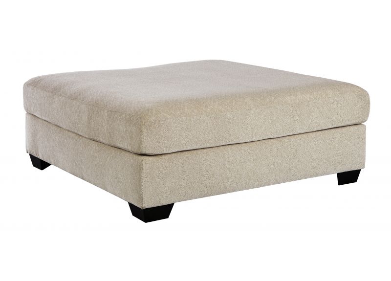 Lincoln Over-sized Fabric Ottoman 